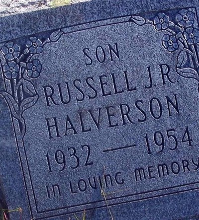 Russell Halverson, Jr on Sysoon