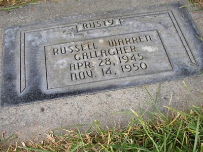 Russell "Rusty" Warren Gallagher on Sysoon