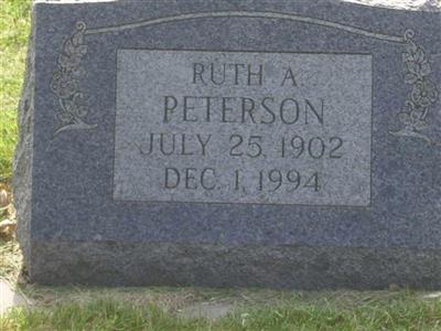 Ruth A Peterson on Sysoon