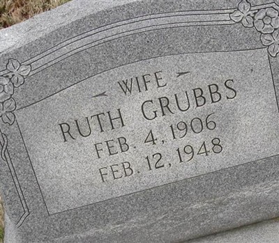Ruth A. C. Grubbs on Sysoon