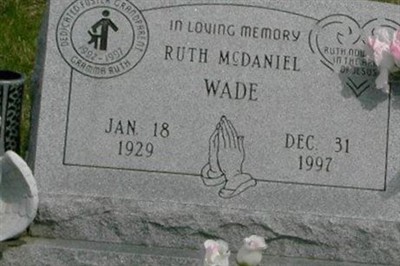Ruth Aileen McDaniel Wade on Sysoon