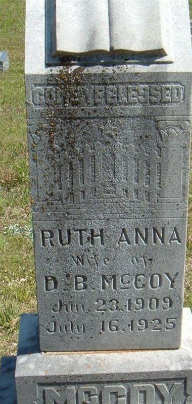 Ruth Anna McCoy on Sysoon