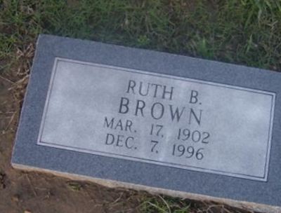 Ruth B. Brown on Sysoon