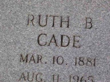 Ruth B. Cade on Sysoon