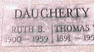 Ruth B Daugherty on Sysoon