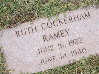 Ruth Cockerham Ramey on Sysoon