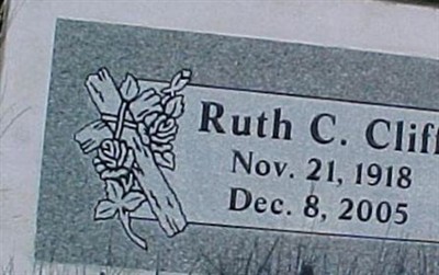 Ruth Cray Cliff on Sysoon