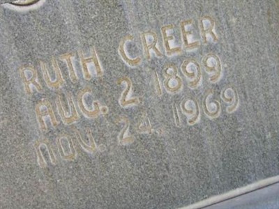 Ruth Creer Anderson on Sysoon