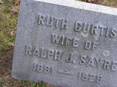 Ruth Curtis Sayre on Sysoon