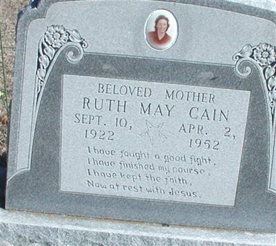 Ruth Duckworth Cain on Sysoon