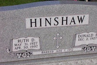 Ruth E. Danielson Hinshaw on Sysoon