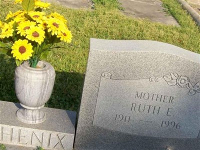 Ruth E McCrary Phenix on Sysoon