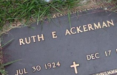 Ruth E. Pfluke Ackerman on Sysoon