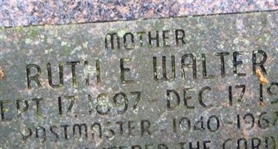 Ruth E Walter on Sysoon