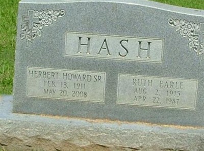 Ruth Earle Hash on Sysoon