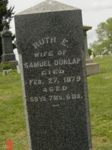 Ruth Eliza Curtis Dunlap on Sysoon