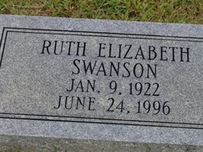 Ruth Elizabeth Swanson on Sysoon