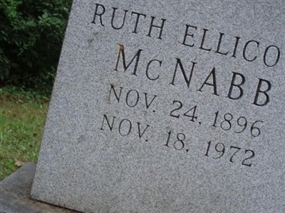 RUTH ELLICOTT MCNABB on Sysoon