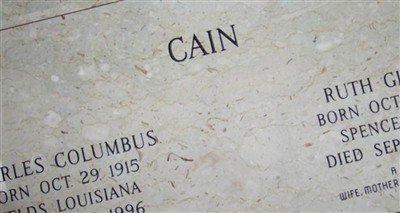 Ruth Ginger Cain on Sysoon