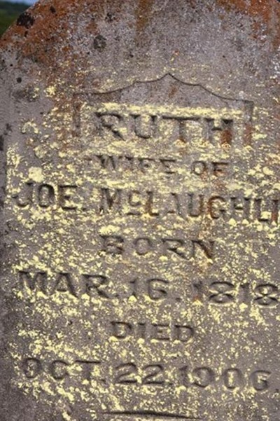 Ruth Johnson McGlothlin or McLaughlin on Sysoon