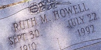 Ruth M Howell on Sysoon