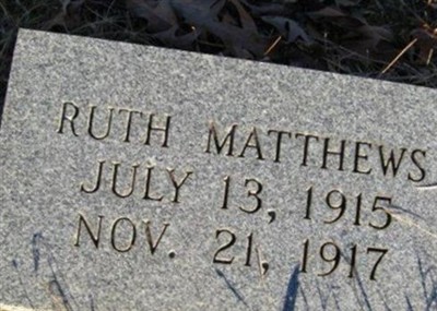 Ruth M Matthews on Sysoon