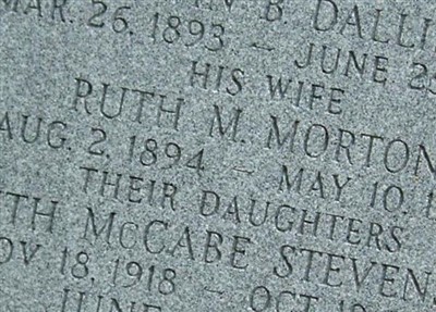 Ruth McCabe Stevenson on Sysoon