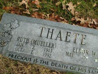 Ruth Mueller Thaete on Sysoon