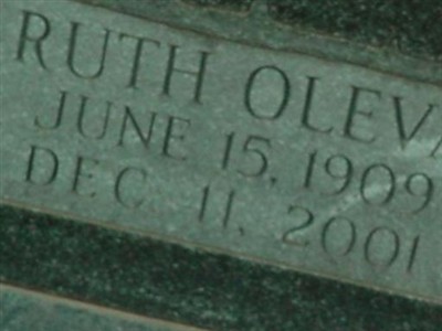 Ruth Oleva Rulon on Sysoon
