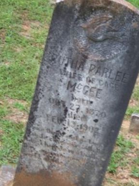 Ruth Parlee "Rutha" Todd McGee on Sysoon
