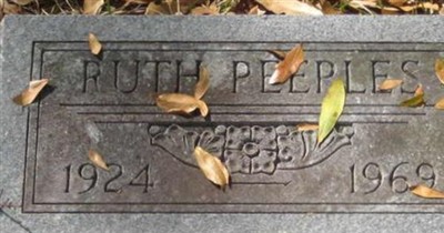 Ruth Peeples on Sysoon