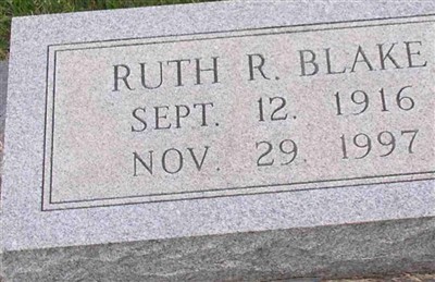 Ruth R. Blake on Sysoon
