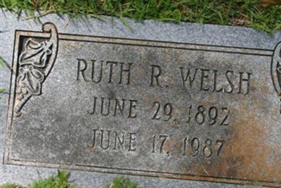 Ruth R Welsh on Sysoon