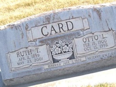 Ruth T. Card on Sysoon