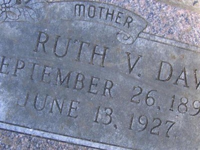 Ruth V. Davis on Sysoon