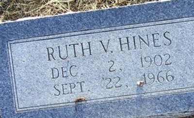 Ruth V Hines on Sysoon