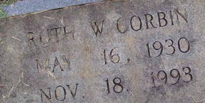 Ruth W. Corbin on Sysoon