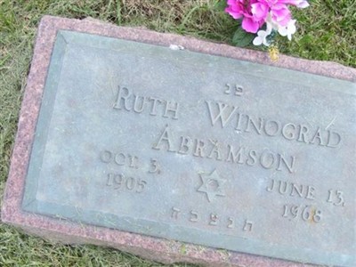 Ruth Winograd Abramson on Sysoon