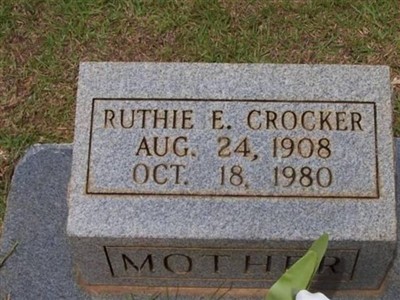 Ruthie E. Crocker on Sysoon
