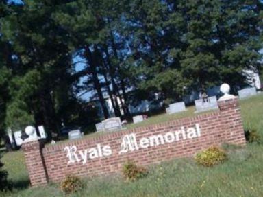 Ryals Memorial on Sysoon