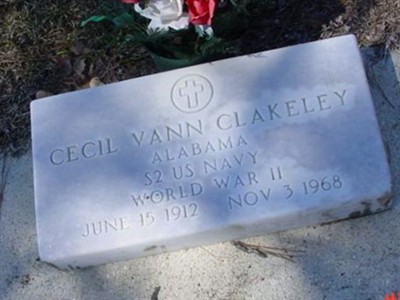 S2 Cecil Vann Clakeley on Sysoon