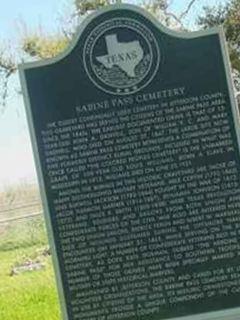 Sabine Pass Cemetery on Sysoon