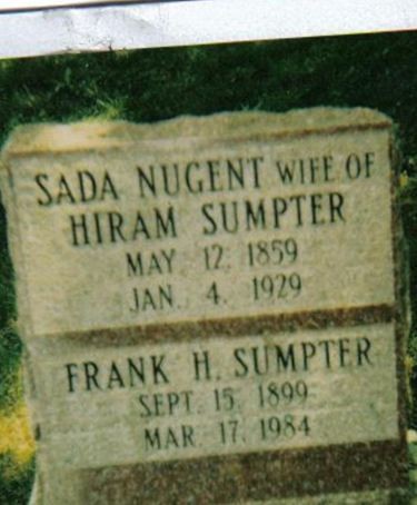 Sada "Sadie" Nugent Sumpter on Sysoon