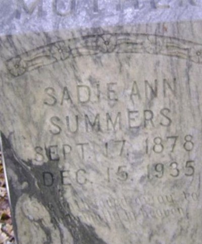 Sadie Ann Summers on Sysoon