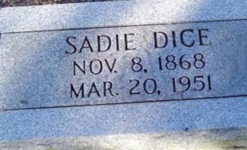 Sadie Dice on Sysoon