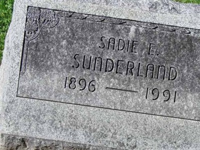 Sadie E. Sunderland on Sysoon