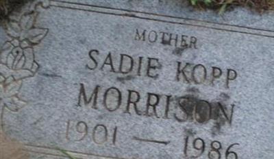 Sadie Kopp Morrison on Sysoon
