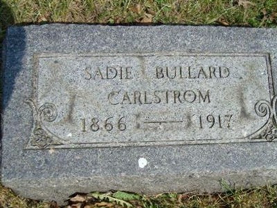 Sadie L Bullard Carlstrom on Sysoon