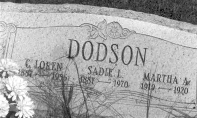 Sadie L Dodson on Sysoon