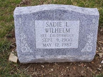 Sadie L Laudermilch Wilhelm on Sysoon